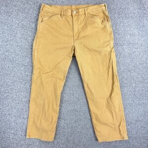 Levi's Workwear Fit Carpenter Pants Mens 40x30 Tan Brown Canvas A1136-0000